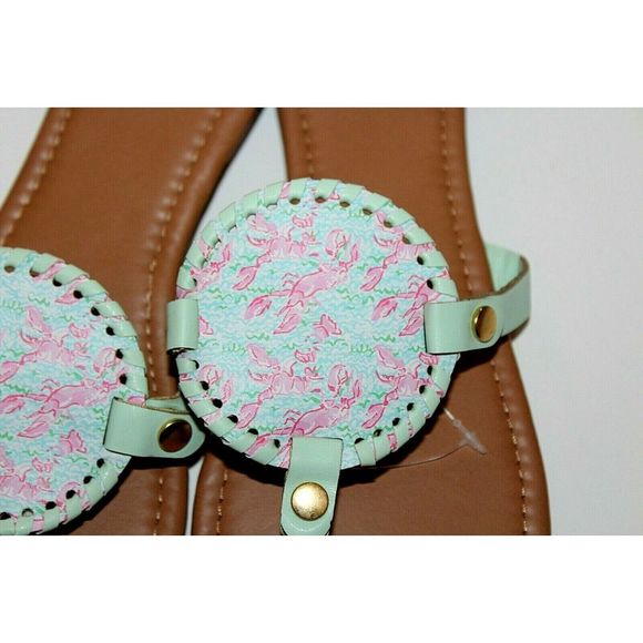 Flip Flop Sandals 11 Interchangeable Lobsters - Picture 2 of 4